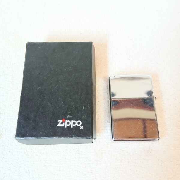Zippo 1993年 10月 オイルライター ジッポ ZIPPO レギュラー 無地 シルバー USA U.S.A USED 喫煙 動作確認済み 中古 送料無料 M5