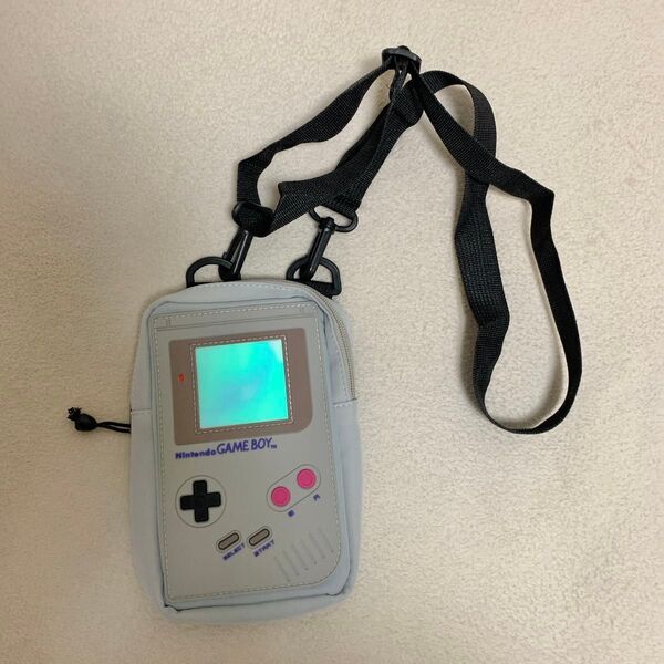 Nintendo GAMEBOYデザイン バッグ ポーチ 取り外し可能 ショルダーストラップ付き 長さ調節可能