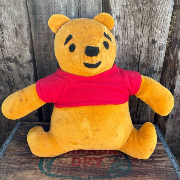 【USA vintage】Disney Pooh plush ディズニー くまのプーさん ぬいぐるみ アメリカ ビンテージ