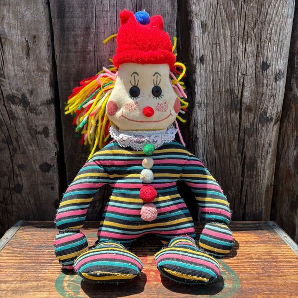 【USA vintage】Pierrot plush ピエロ ぬいぐるみ アメリカ ビンテージ