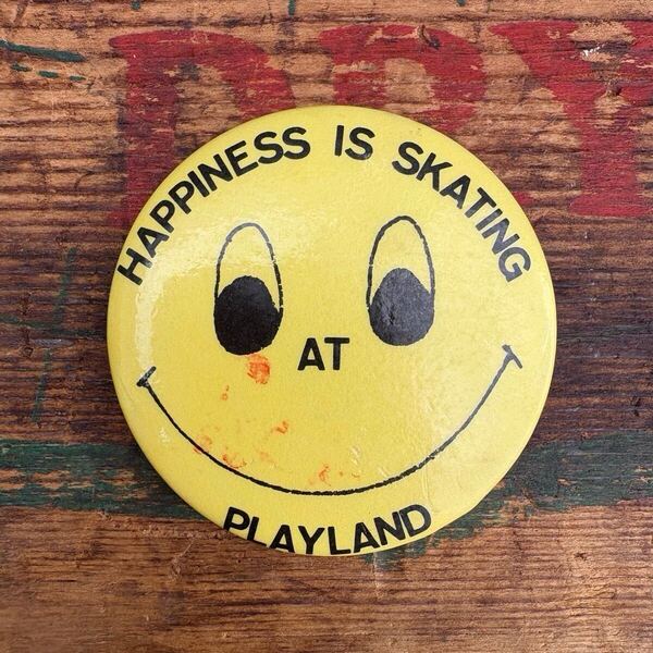 【USA vintage】PINBACK BUTTON 缶バッジ ニコちゃん スマイル スマイリー アメリカ ビンテージ