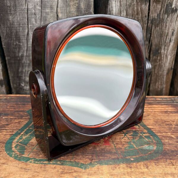 【1970s USA vintage】Two way makeup mirror 鏡 ミラー アメリカビンテージ