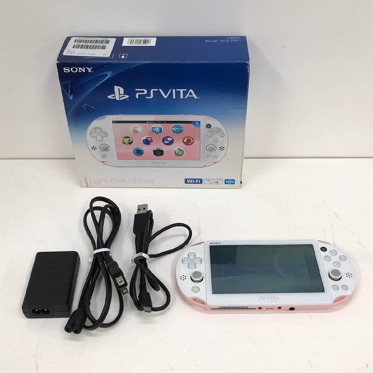 Yahoo!オークション -「ps vita 本体 ピンクホワイト」の落札