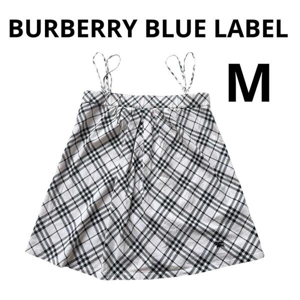 BURBERRY BLUE LABEL バーバリーブルーレーベル キャミソール トップス ホースロゴ レディース M相当 38