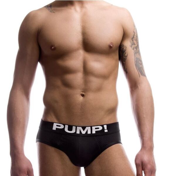超COOL★【PUMP!】Lサイズ 589/1 ブラック ローライズ ブリーフ ビキニ メンズ 男性下着 Paypay N ラスト