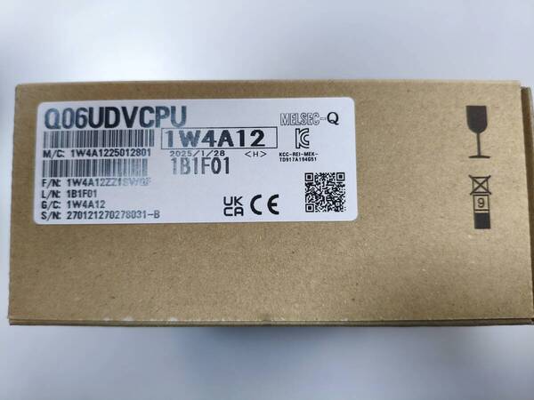 三菱電機 CPUユニット Q06UDVCPU 未使用品(2025年1月製造)