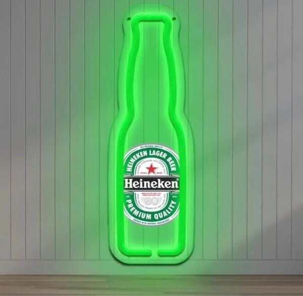 ハイネケン ビールボトル ネオンサイン 看板 アメリカン雑貨