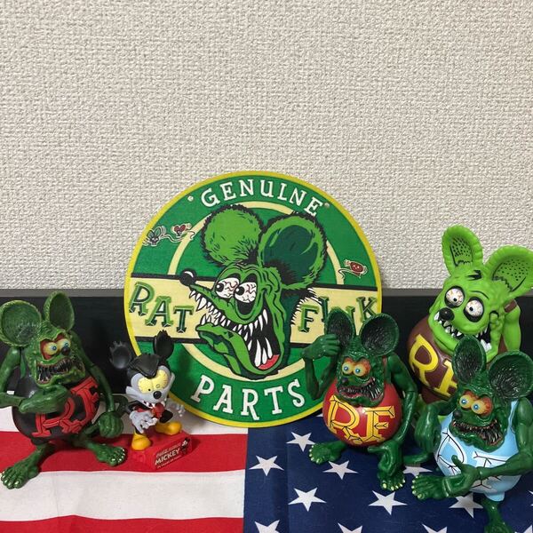 RAT FINK ラットフィンク 木製看板 アメリカン雑貨