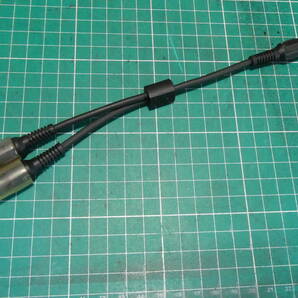 カロッツェリア CD-20Y 互換 RCA分配ピンケーブル 23cm 1オス-2メス Y型RCAピンケーブル RCA分岐コード 保護カバー付き 250515801