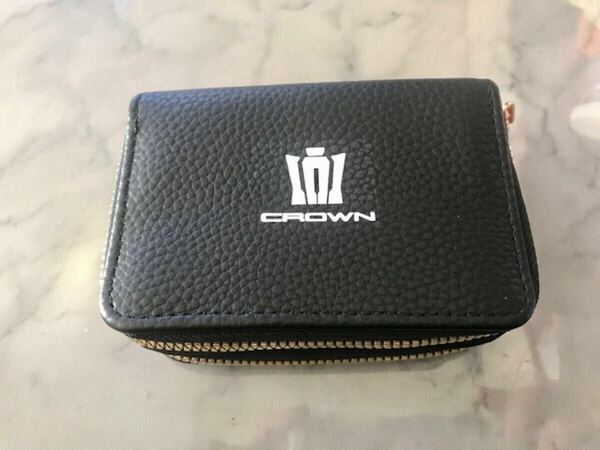 送料サービス!クラウン CROWNロゴ レザー調小銭・カード入れ・財布 ゼロクラ クラウンスポーツ クロスオーバー エステート