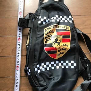 送料無料!目立つ!ポルシェロゴ 軽量クロスボディチェストバックパック 911 993 ボクスター ケイマン 718 930 997 992 マカン