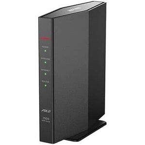 バッファロー WSR-1500AX2S/DBK WiFiルーター ブラック