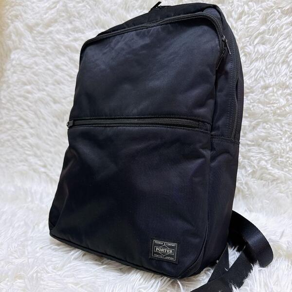 美品 ポーター PORTER PROTECTION プロテクション デイパック リュックサック バックパック ビジネスリュック PC収納 軽量 A4収納 メンズ