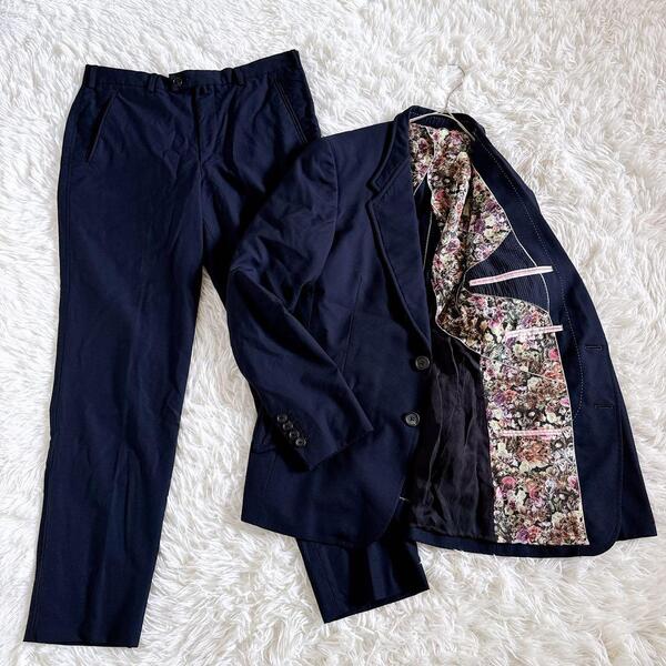 Paul Smith COLLECTION ポールスミスコレクション セットアップスーツ ジャケット&パンツ 花柄裏地 メンズ スラックス Lサイズ フォーマル