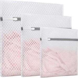 洗濯ネット セット 角型 3枚セット ランドリーネット 細かい網目 丈夫 耐久性 型崩れ防止