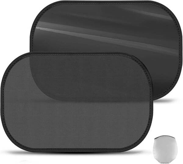 車用サンシェード サイド 静電気式 UVカット 車窓日よけ カーシェード 静電気式 54×36cm 2枚セット