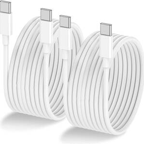 USB C ケーブル iPhone16 iPhone15 ケーブル 60W PD急速充電 USB C-C 1M 2本セット