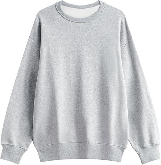 メンズ トレーナー 長袖 ゆったり 無地 2XL