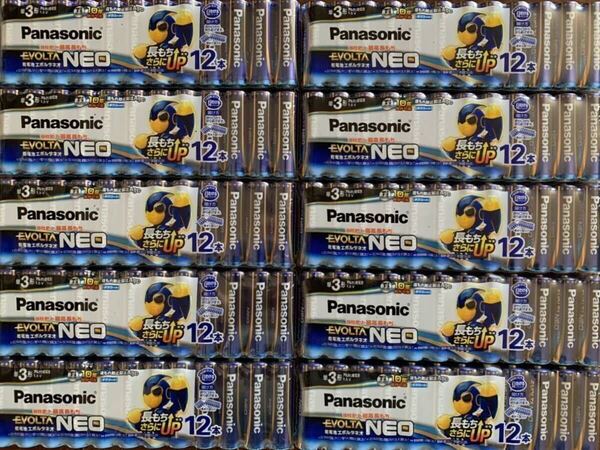 ◎送料無料◎パナソニック 乾電池エボルタネオ EVOLTA NEO LR6NJ/12SW 単3形12本×10パック 120本