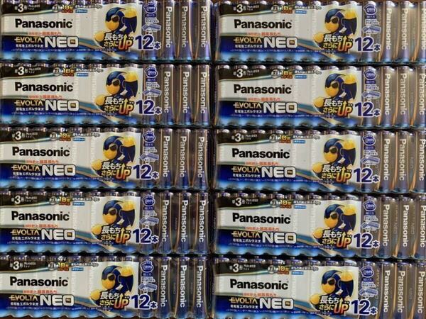 ◎送料無料◎パナソニック 乾電池エボルタネオ EVOLTA NEO LR6NJ/12SW 単3形12本×10パック 120本
