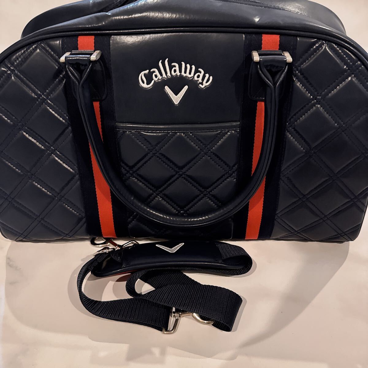 【極美品】キャロウェイゴルフ　ゴルフバッグ　ボストンバッグ　ブラック　レザー Yahoo!オークション -「キャロウェイ ゴルフ ボストンバッグ