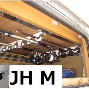 ワンタッチ JフックM (3W)【6ペア】for 釣り ロッドホルダー キャンピングカー他