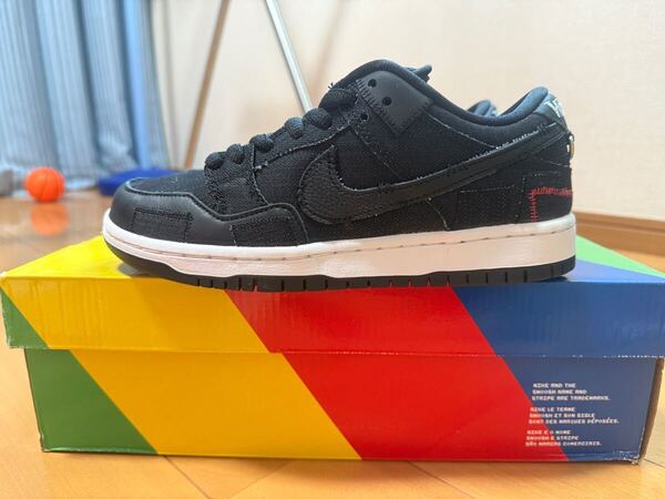 送料無料 新品未使用 Wasted Youth × Nike SB Dunk Low Black Denim / VERDY 24cm ウェイステッドユース × ナイキ SB ダンク ロー