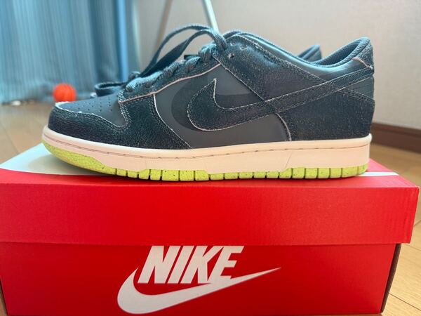 送料無料 新品未使用 Nike GS Dunk Low SE Halloween ナイキ ダンク ローGS ハロウィン ボーイズガールズ 24cm 国内正規品