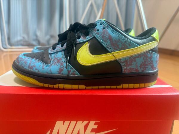 送料無料 中古品 Nike GS Dunk Low SE Multi ナイキダンクローGS ボーイズ ガールズ24cm 海外正規品