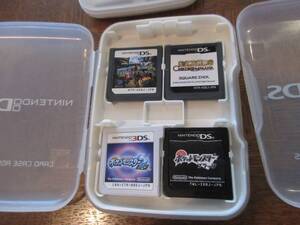 中古 3DS ソフト ポケットモンスター ムーン と ブラック 他 4本セット 収納ケースおまけ② / 即決 ポケモン ソフトのみ ds サンムーン BW