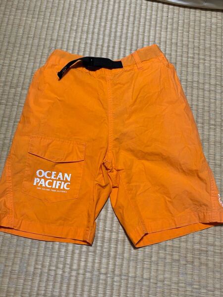 ★オーシャンパシフィック☆OCEAN PACIFIC★ ショートパンツ ハーフパンツ 140 オレンジ