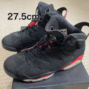 27.5cm AIR JORDAN 6 RETRO OG 黒 スニーカー
