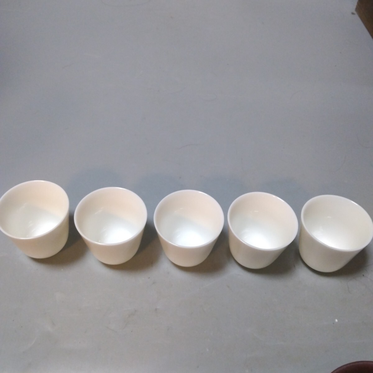 京焼】 赤玉瓔珞蓋付煎茶碗 汲出茶碗 10客セット 共箱 10409