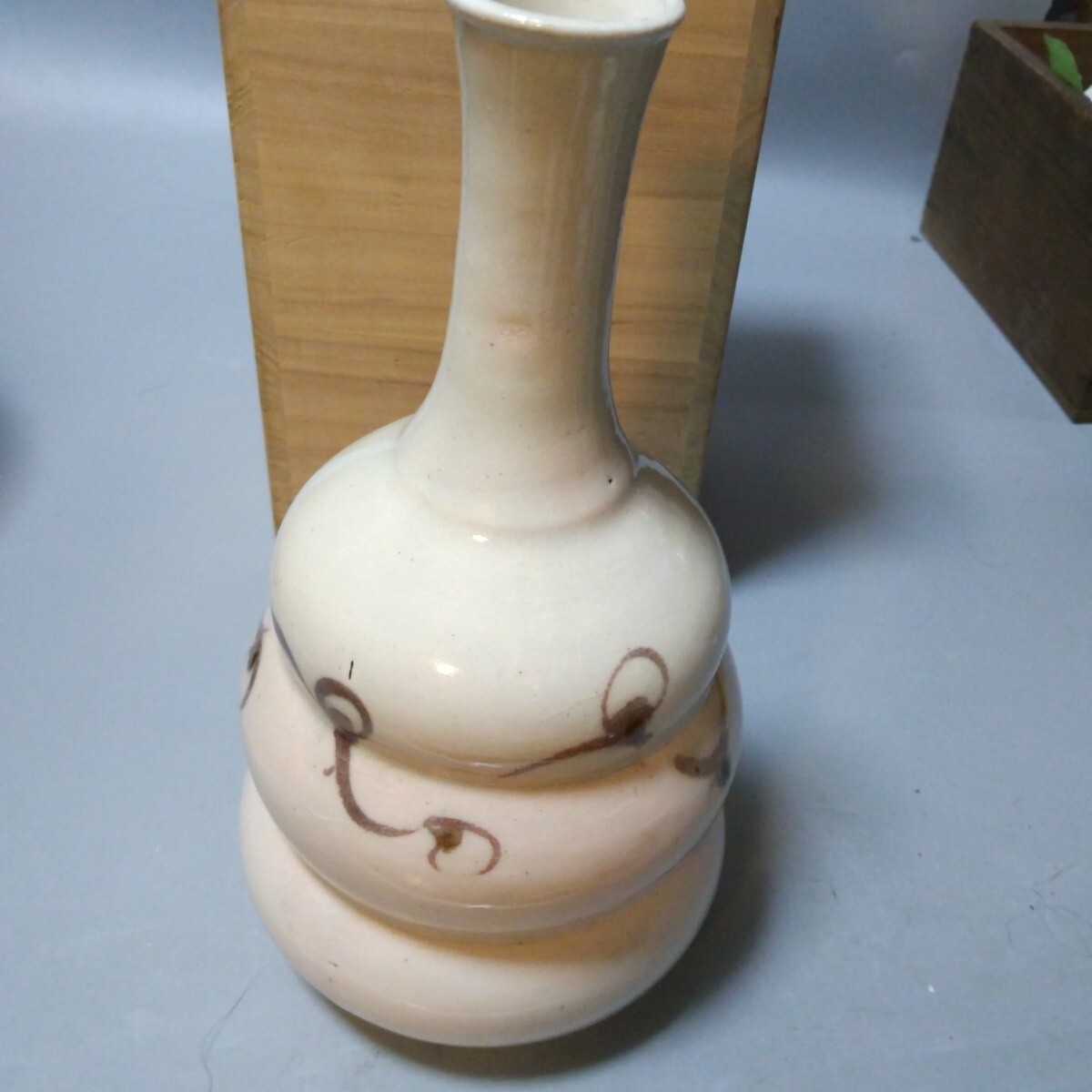 李朝 白磁 徳利 花入 送料込み