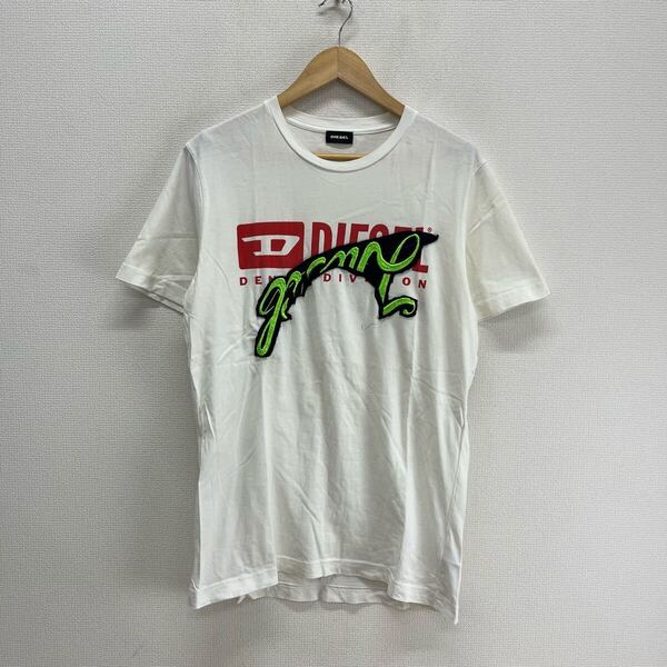 DIESEL ディーゼル 半袖Tシャツ ロゴ プリント ワッペン M 10125948