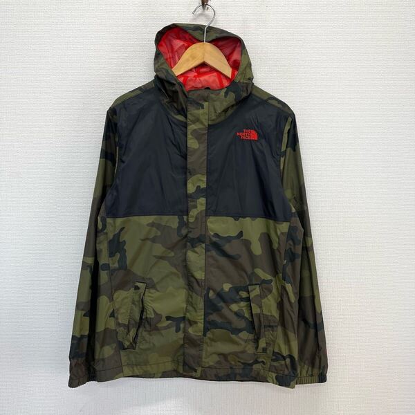 THE NORTH FACE ノースフェイス ナイロンジャケット マウンテンパーカー 迷彩 カモ キッズ 子ども服 XL 10126032
