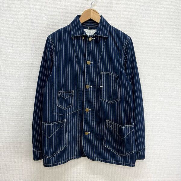 FREEWHEELERS フリーホイーラーズ ボールウィービル ワークコート カバーオール ワークジャケット ウォバッシュストライプ 36 10126142