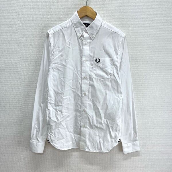 FRED PERRY フレッドペリー SM1920 OXFORD SHIRT オックスフォードシャツ ボタンダウン BD 無地 ワンポイント XS 10125912