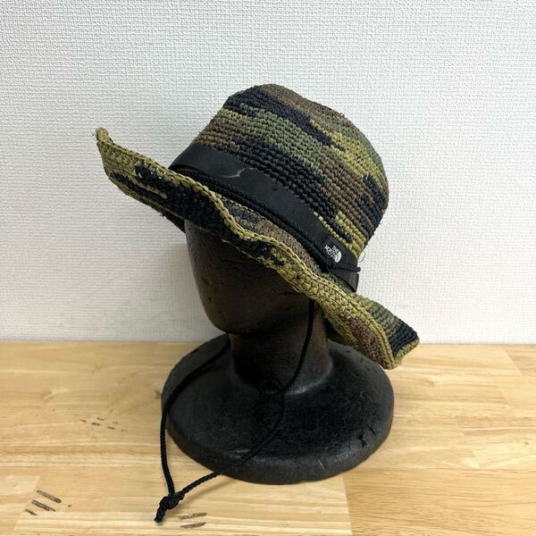 THE NORTH FACE ノースフェイス NN01555 Novelty Raffia Hat ラフィアハット サファリハット ウッドランドカモ 迷彩 F 10118573