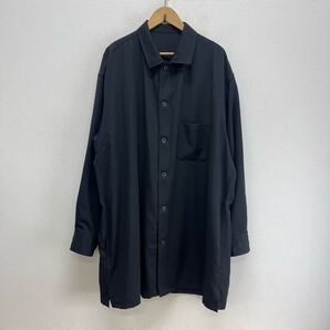 yohji yamamoto POUR HOMME ヨウジヤマモト プールオム 23SS HZ-B02-100 ウール ギャバジンシャツ 4 10126467