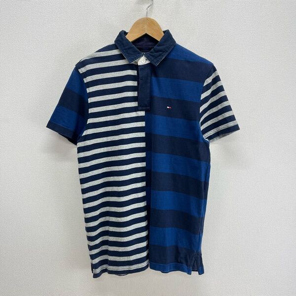 TOMMY HILFIGER トミーヒルフィガー 半袖 ポロシャツ ボーダー クレイジー S 10122568