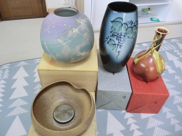 花瓶 花器 九谷焼 しがらき焼 信楽焼