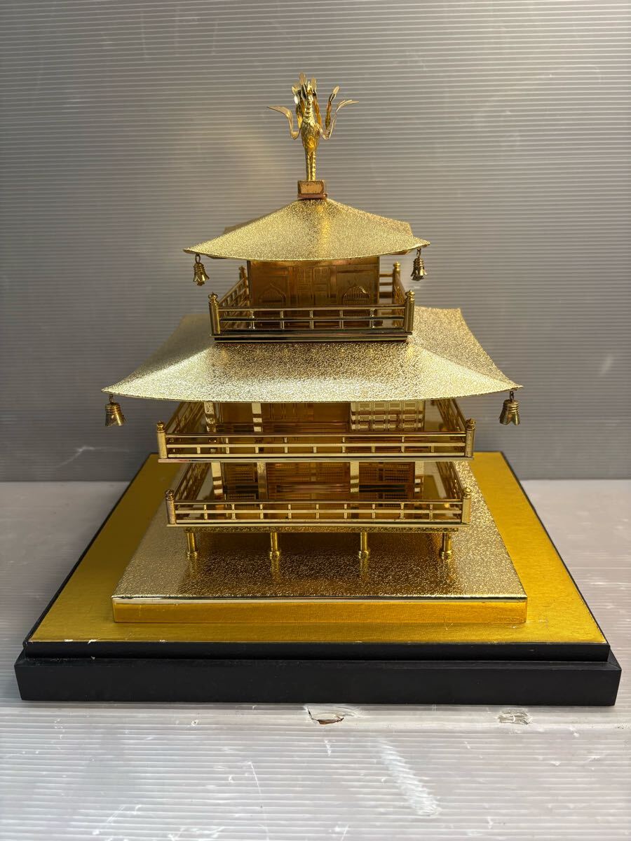 【VAN】金閣寺 置物 金属製 ケース入り Yahoo!オークション -「金閣寺 置物」の落札相場・落札価格