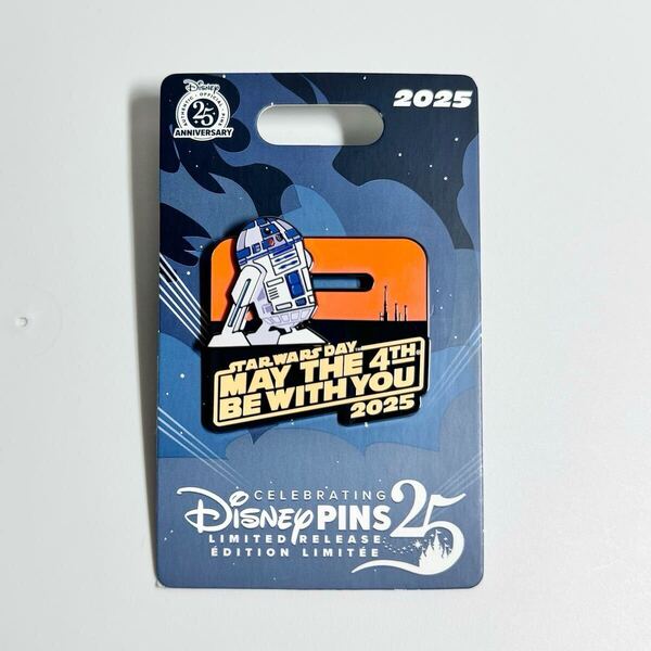 スターウォーズ ピンバッジ R2-D2 May the 4th 2025 ディズニーストア 限定 スターウォーズセレブレーション STAR WARS Disney