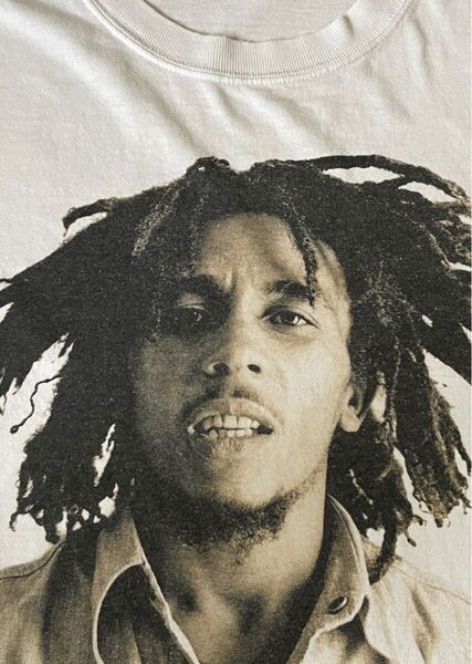レア 2002年製 ボブマーレー ボブマーリー フォトプリント tシャツ バッグプリント ビンテージ 90s 古着 バンド ロック レゲエ STUSSY