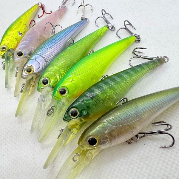 送料無料『ラッキークラフト ベビーシャッド 60SP 7個セット』LUCKYCRAFT BEVY SHAD ミノー サスペンド シャッド