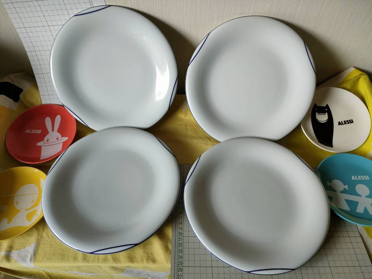 ALESSI  Bettinaプレート4枚セット 美品】ALESSIアレッシ Bettinaプレート4枚セット