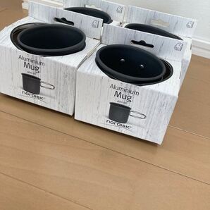 ノルディスク アルミニウムマグカップ 400ml 4個セット Nordisk