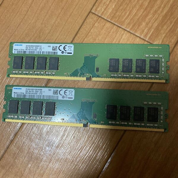 SAMSUNG デスクトップ用 メモリ DDR4 PC4-2666V 8GB*2本 計16GB