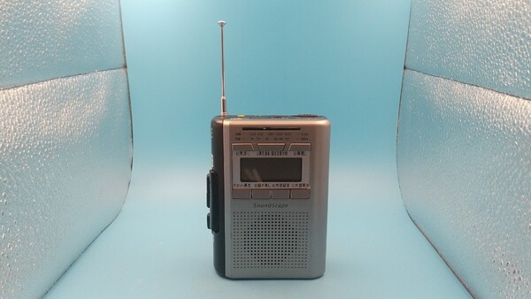K3464 TOHO Soundcape SS-602 AM/FM ラジオカセットプレーヤー/ 簡易確認&簡易清掃&再生&音出しOK 現状品 送料無料
